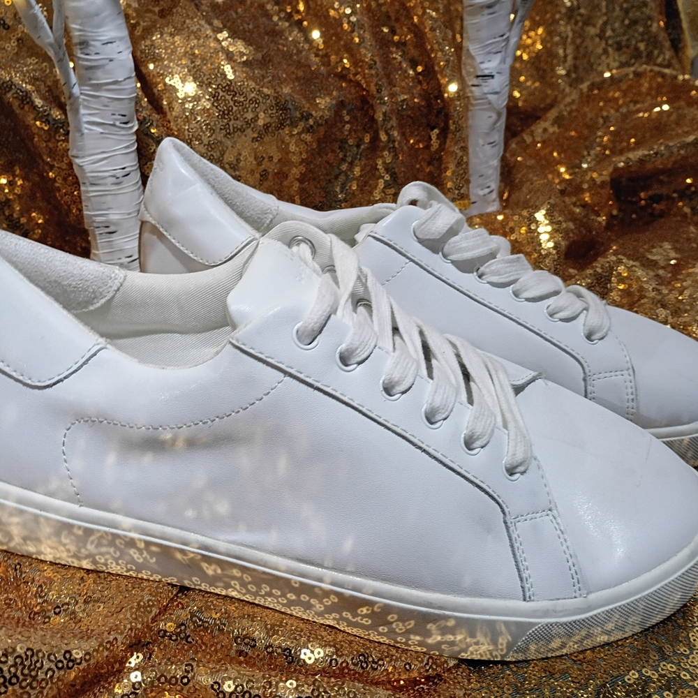 Sam Elderman Classic White Women's Sneakers